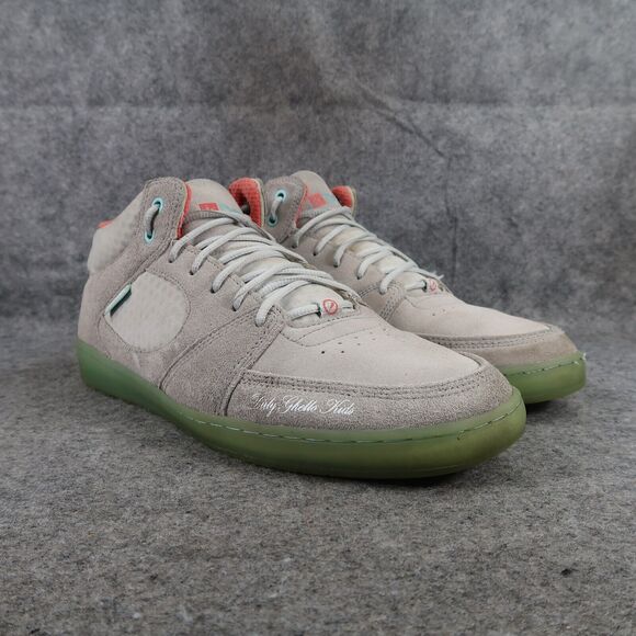 DGK x ES Shoes Mens 11.5 Sneakers Accel Slim Mid Skateboarding Casual Leather - Picture 1 of 16